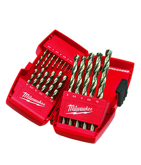 HSS Ground Metal Drill Bit Set TW19 Milwaukee 4932352374 HSS Ground Metal Drill Bit Set TW19 Milwaukee 4932352374