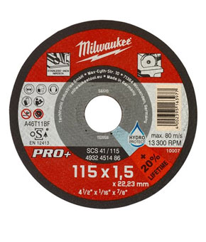 Thin Metal Cutting disc 125X1 Milwaukee Thin Metal Cutting disc 125X1 Milwaukee
