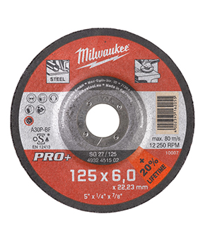 Pro+ Metal Grinding Disc 27/125/6 4932451502 Pro+ Metal Grinding Disc 27/125/6 4932451502