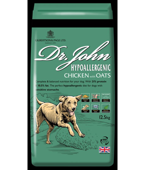 Dr John Hypoallergenic Chicken with Oats 12.5kg