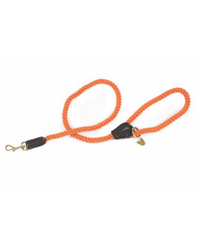 Digby & Fox Rope Dog Lead Orange