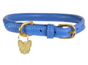 Digby & Fox Rolled Leather Dog Collar Royal