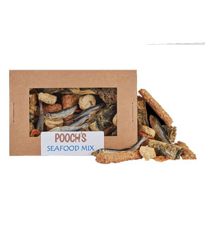 Pooch's Seafood Mix Dog Treat Box