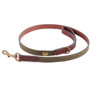 Le Chameau Waxed Cotton Leather Dog Lead Vert Chameau