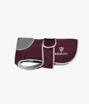 Equidry Dog Coat Plum/Grey