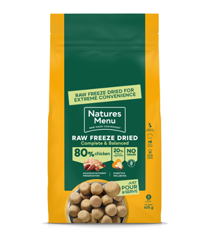 Natures Menu Freeze Dried Nuggets 625g Chicken